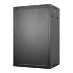 Aiten-Data-AI6618-Pensile-18U-profondita-600---Porta-in-vetro---Blocco-di-sicurezza---Include-vassoio-fisso-e-ventola-da-120-mm---Colore-nero