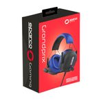 Sparco-SPHEADPHONEEVO-cuffia-e-auricolare-Cablato-A-Padiglione-Giocare-USB-tipo-A-Nero-Blu