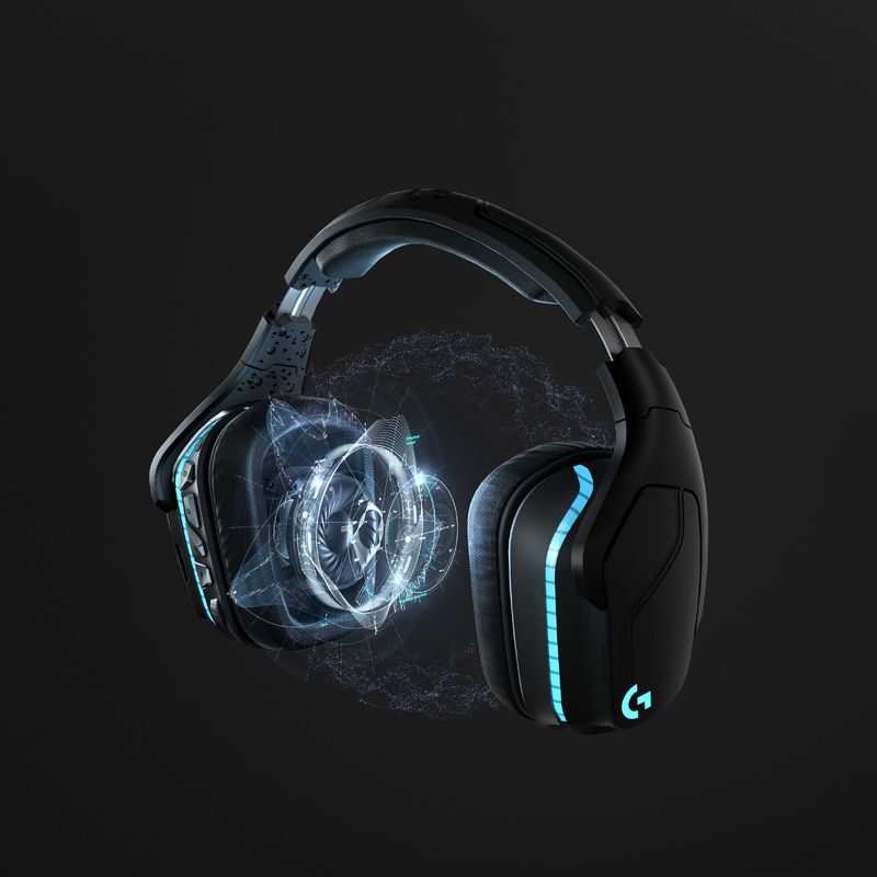 Logitech-G-Logitech-G935-Cuffie-Gaming-RGB-Wireless-Audio-Surround-7.1-Cuffie-DTS--X-2.0-Driver-Pro-G-50--mm-2.4-GHz-Wireless-Microfono-Flip-to-Mute-Tasti-G-PC-Mac-Xbox-One-PS4-Nintendo-Nero