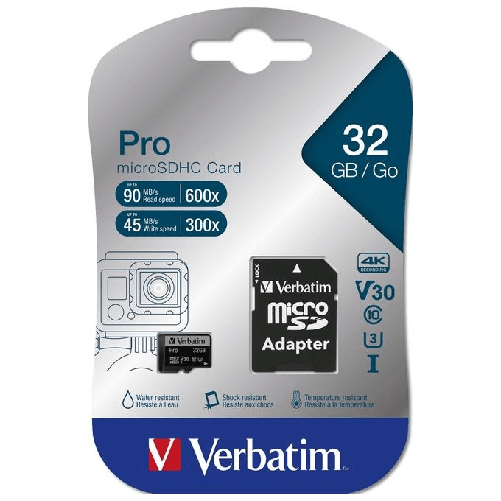 Verbatim-Pro-32-GB-MicroSDHC-UHS-Classe-10