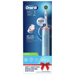 Braun Oral-B Pro 3 Spazzolino Elettrico Ricaricabile - 3700 Blu. 1 Spazzolino + 2 Testine