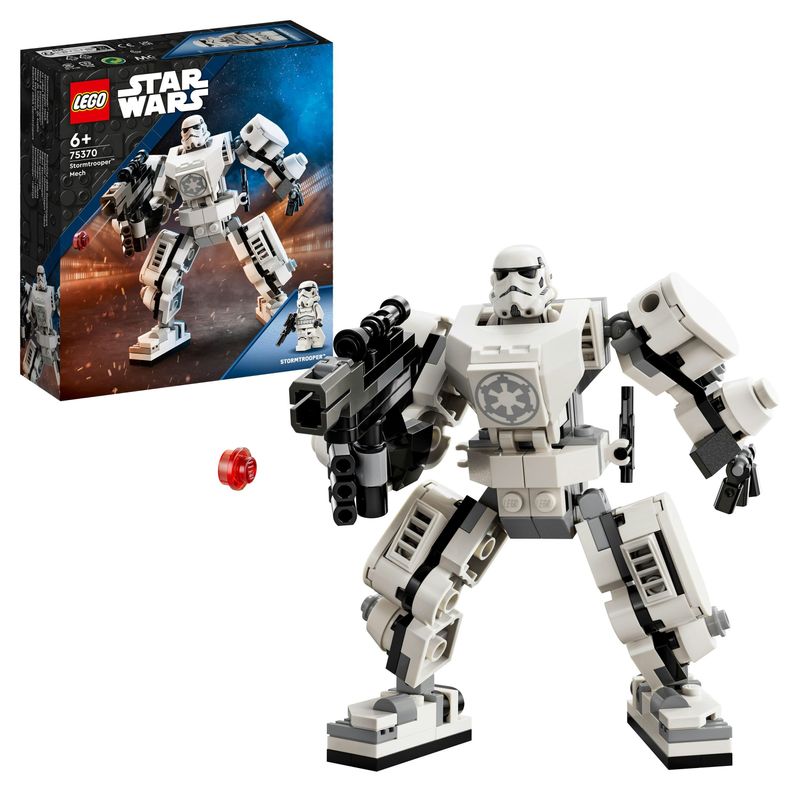 LEGO-Star-Wars-75370-Mech-di-Stormtrooper-Action-Figure-Snodabile-da-Costruire-con-Cabina-per-Minifigure-e-Grande-Blaster