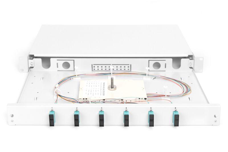 PANNELLO-ESTRAIBILE-19-PER-FIBRA-OTTICA-CON-6-CONNETTORI-SC-DUPLEX-OM3