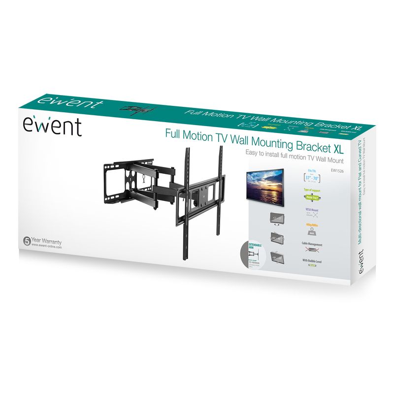 Ewent-EW1526-Supporto-TV-a-parete-1778-cm--70---Nero