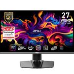 MSI MPG 271QRXDE QD-OLED Monitor PC 67,3 cm (26.5") 2560 x 1440 Pixel Wide Quad HD QDOLED Nero