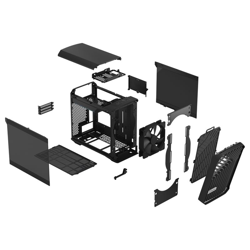 Fractal-Design-Torrent-Nano-Micro-Tower-Nero--Fractal-Design-Torrent-Nano-Dark-TG-Case-w--Dark-Tint-Glass-Windows-Mini-I