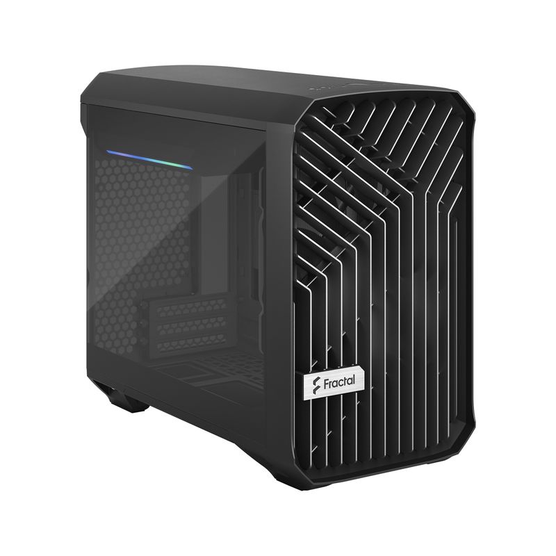 Fractal-Design-Torrent-Nano-Micro-Tower-Nero--Fractal-Design-Torrent-Nano-Dark-TG-Case-w--Dark-Tint-Glass-Windows-Mini-I