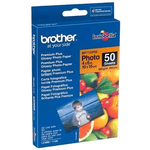 Brother BP71GP50 Premium Glossy Photo Paper carta fotografica Bianco