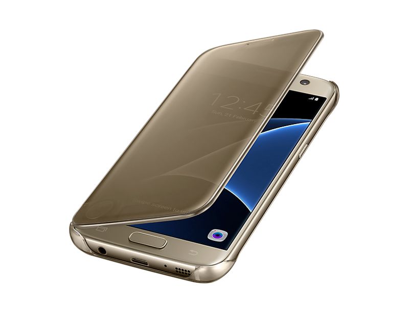 Samsung-EF-ZG930-custodia-per-cellulare-129-cm--5.1---Custodia-flip-a-libro-Oro