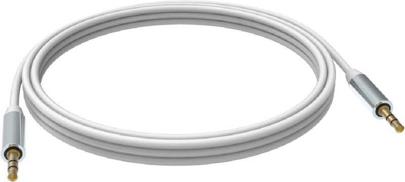 VISION-Techconnect---Audiokabel---Mini-Stecker--M--bis-Mini-Stecker--M----5-m---Doppelisolierung---weiA