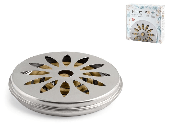 Home Porta Spirale Metallo, Con 10 Spirali In Citronella