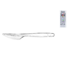 DOPLA 20 Coltelli Compact in PS Reuse 18cm trasparente Dopla
