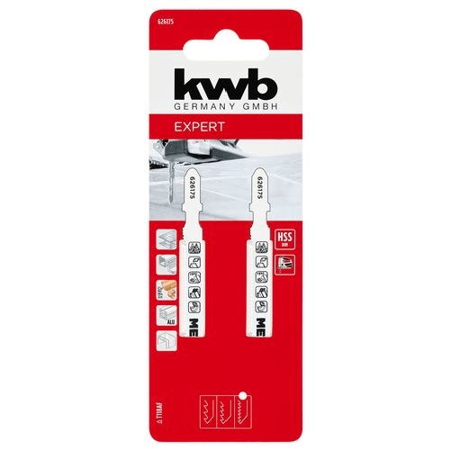 Kwb Set Lame Seghetto Alternativo Expert per Metallo