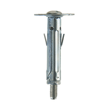 Fischer 04474 Confezione 4 Tasselli Universali in Acciaio D. 9mm con Vite e Rondella