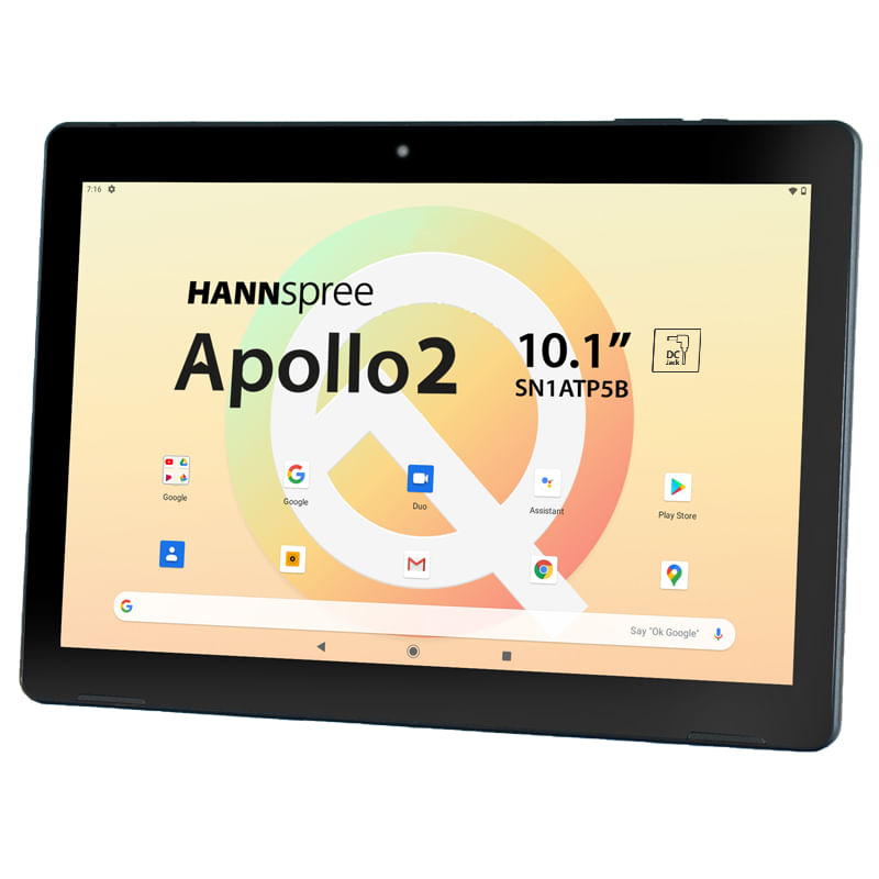 Hannspree HANNSpad Apollo 2 32 GB 256 cm 10.1 Mediatek 3 GB Wi-Fi 5 802.11ac Android 10 Nero (APOLLO 2 QUAD-CORE 3/32G 1
