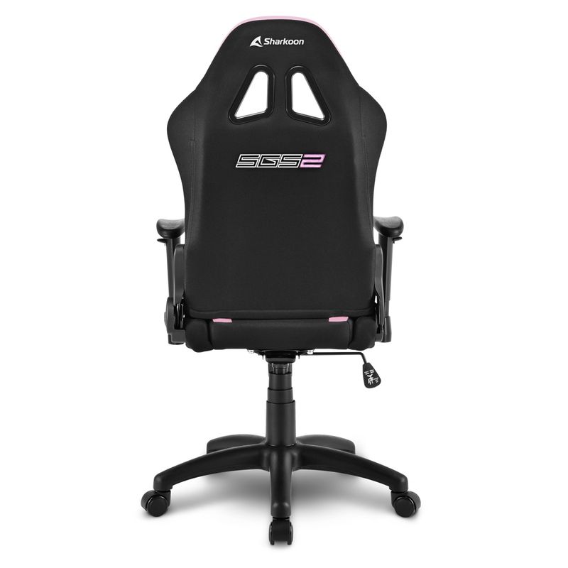 Sharkoon-Skiller-SGS2-Jr.-Sedia-per-gaming-universale-Seduta-imbottita-Nero-Rosa