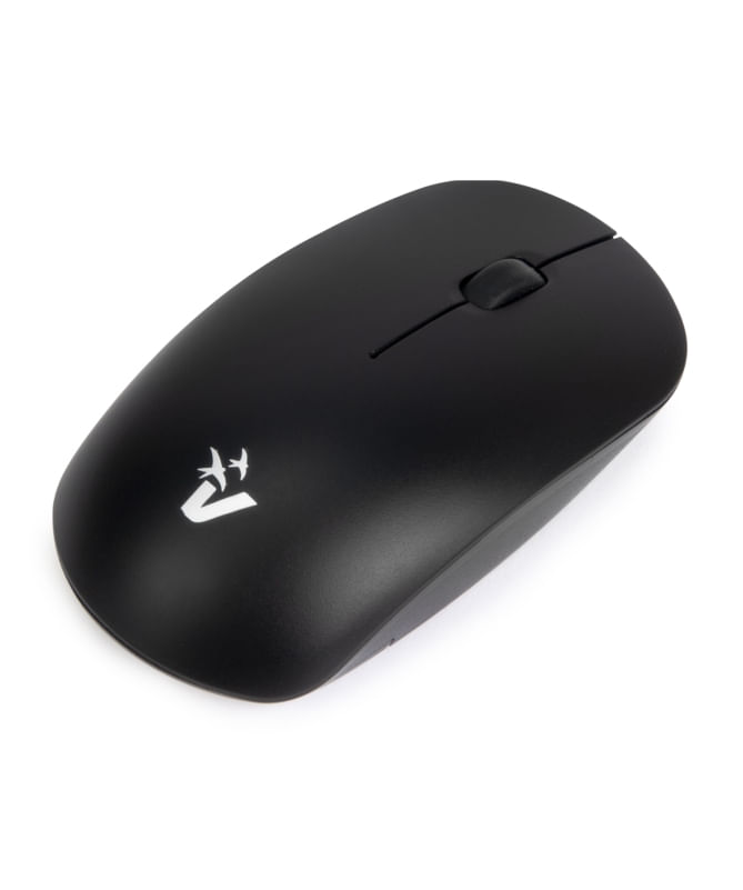 Vultech-Mouse-Wireless-1600Dpi-Nero-SilenziosoBatteriea-Integrata-RicaricabileAttacco-Type-C