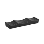 Porta posate Skin in porcellana nera cm 10,5x3.