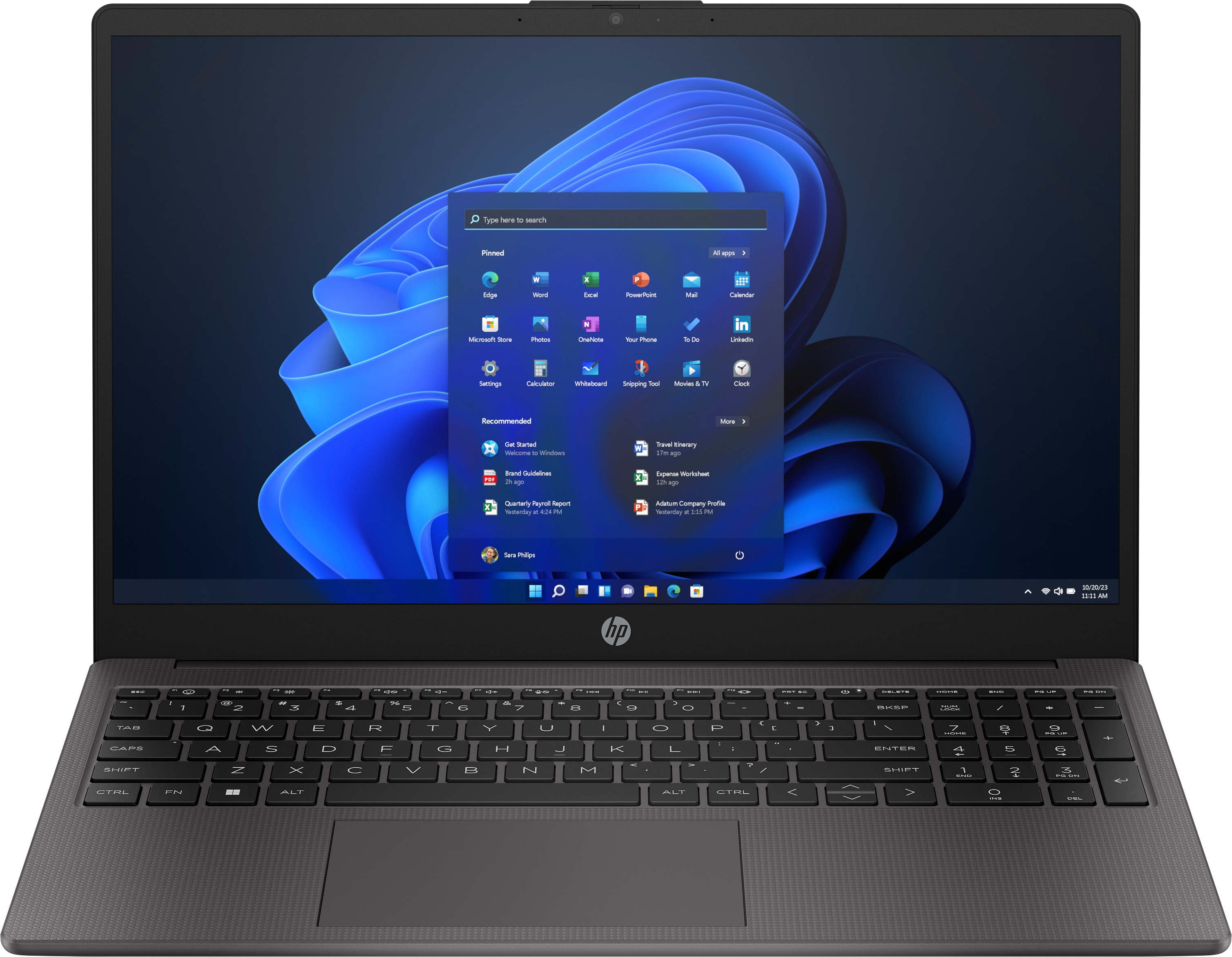HP 255 G10 AMD Ryzen™ 5 7520U Computer portatile 39,6 cm (15.6") Full HD 8 GB DDR4-SDRAM 512 GB SSD Wi-Fi 6 (802.11ax