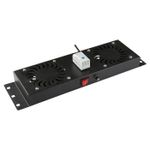 Lanview RAF115BL-UK porta accessori (2 FANS ANALOG THERMOSTAT - CONTROL FAN MODULE BUILT-IN - UK Plug - Warranty 24M)