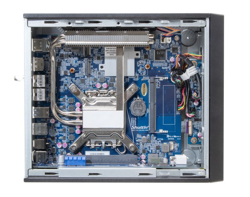 Shuttle-XP-slim-XH610G2-barebone-per-PC-stazione-di-lavoro-Desktop-Nero-Intel-H610-LGA-1700