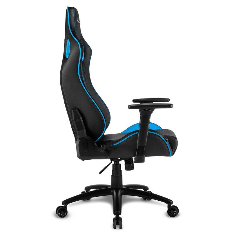 Sharkoon-Elbrus-2-Sedia-per-gaming-universale-Seduta-imbottita-Nero-Blu