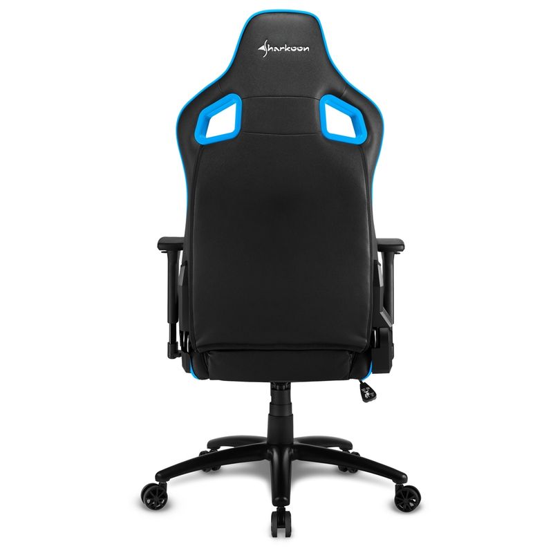 Sharkoon-Elbrus-2-Sedia-per-gaming-universale-Seduta-imbottita-Nero-Blu