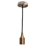 PORTALAMPADA LAMPADARIO SOSPENSIONE SOFFITTO PENDENTE VINTAGE 2MT JD02 BRONZO