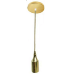 PORTALAMPADA LAMPADARIO SOSPENSIONE SOFFITTO PENDENTE VINTAGE 2MT JD02 ORO