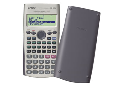 Calcolatrice-finanziaria-Casio-FC-100V-2---Schermo-a-4-righe---Visualizzazione-di-pi-parametri-contemporaneamente---Tast