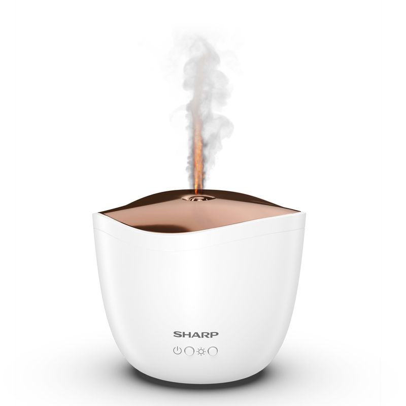 Sharp-DF-A1E-W-diffusore-di-aromi-Cisterna-Plastica-Oro-Bianco