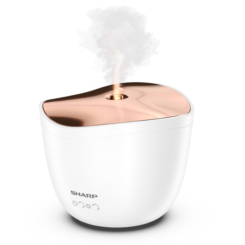 Sharp-DF-A1E-W-diffusore-di-aromi-Cisterna-Plastica-Oro-Bianco