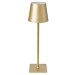 LAMPADA DA TAVOLO TOUCH LED MODERNA RICARICABILE BAR HOTEL RISTORANTE ORO TD-305