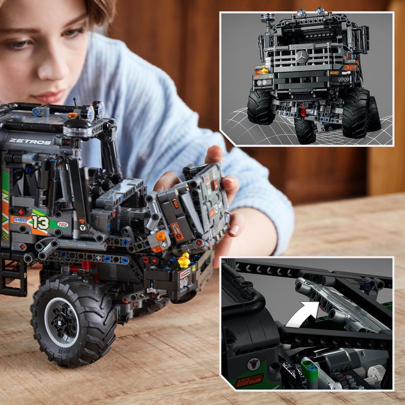 LEGO-Technic-Camion-fuoristrada-4x4-Mercedes-Benz-Zetros-controllato-da-app