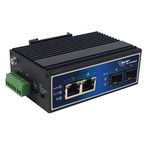 ALLNET 4 Port Gigabit  PoE Budget 126W  4x PoE  1x LAN / 1x SFP  1x SFP  DIN  Power Booster  Industrial  Erweiterter