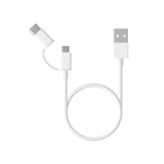 Xiaomi Mi 2-in-1 USB Cable (Micro USB to Type C) 100cm cavo USB USB 2.0 1 m USB A Micro-USB B Bianco