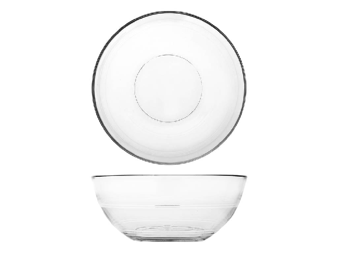 Set di 6 coppe in vetro, diametro 17 Cm Trasparente Home