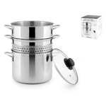 Cuocipasta Inoxtris Cestappovapor Cm 22 Trasparente Inoxpran