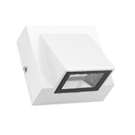 APPLIQUE LED COB IP65 FARETTO 5W LAMPADA MURO PARETE BIANCO LUCE CALDA 3000K