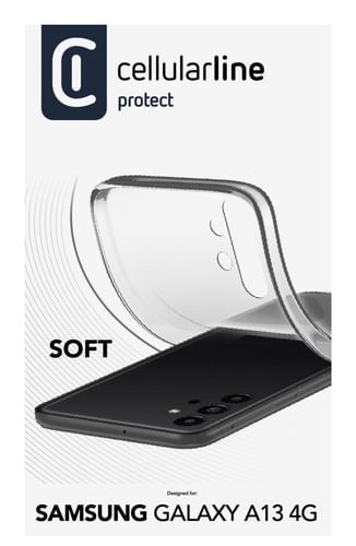 Cellularline-Soft---Galaxy-A13-4G-Protegge-e-valorizza-il-design-dello-smartphone-Trasparente