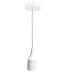 PORTALAMPADA LAMPADARIO SOSPENSIONE SOFFITTO PENDENTE VINTAGE 2MT JD02 BIANCO