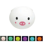 LAMPADA NOTTURNA DA TAVOLO PER BAMBINI MORBIDA SILICONE RGB TOUCH LED MAIALINO