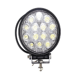 FARO SUPPLEMENTARE SLIM PROFONDITA' AUTO FUORISTRADA 12V TONDO 14 LED 48W IP67