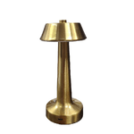 LAMPADA DA TAVOLO ORO RICARICABILE USB EFFETTO TOUCH LUCE DECORATIVA