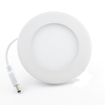 FARETTO LED 6 W SLIM TONDO INCASSO A MOLLA CON LED DRIVER BIANCO 6400K SOFFITTO