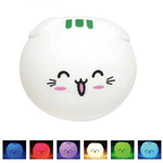 LAMPADA NOTTURNA DA TAVOLO PER BAMBINI MORBIDA IN SILICONE RGB TOUCH LED GATTO