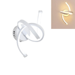 APPLIQUE LAMPADA INTERNO MODERNA PARETE MURO SPIRALE 15W LUCE NATURALE ST-005