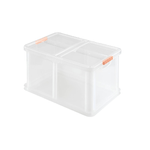 Box Unibox Con Coperchio 29x20x16 L6 7081 Trasparente Heidrun