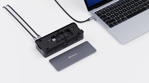 Verbatim-CDS-15S-Cablato-USB-3.2-Gen-1--3.1-Gen-1--Type-C-Nero-Grigio