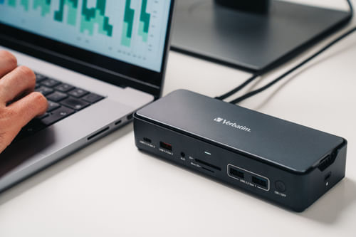 Verbatim-CDS-15S-Cablato-USB-3.2-Gen-1--3.1-Gen-1--Type-C-Nero-Grigio